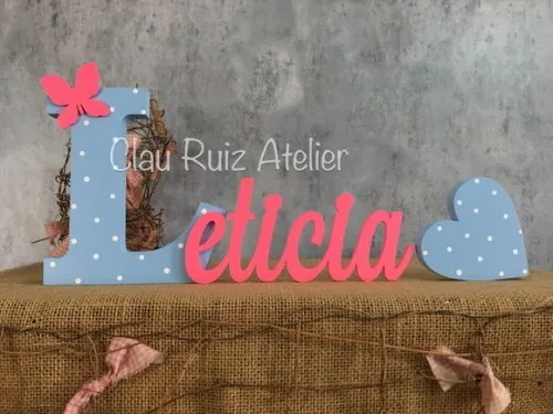 Jardim Encantado - Nomes Personalizados + Borboleta
