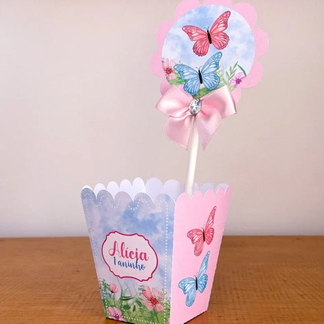 PEGUE E MONTE - Centro de Mesa JARDIM - Decoração de Festa | Lembrancinhas | Aniversário | Personalizados