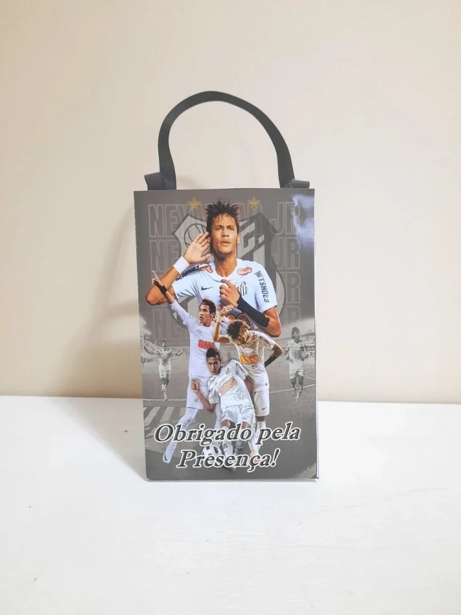 Sacolinhas Personalizadas Futebol Neymar para Lembrancinhas