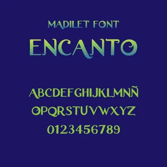 Fonte Encanto - Arquivo digital Formato TTF e OTF - Cód. 72