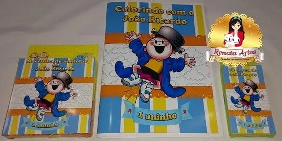 Kit Passatempo Personalizado Menino Maluquinho
