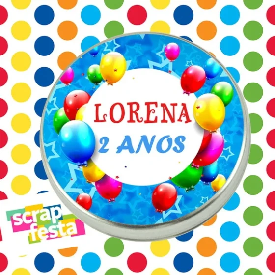 Latinhas Personalizadas Festa Circo