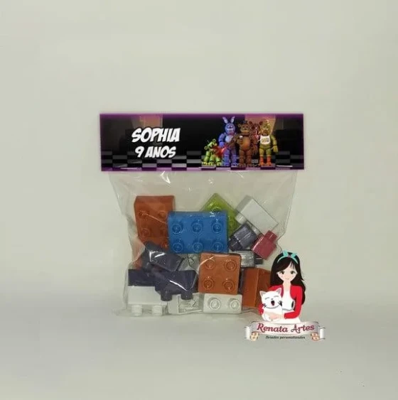 Blocos de Montar Personalizado Five Nights