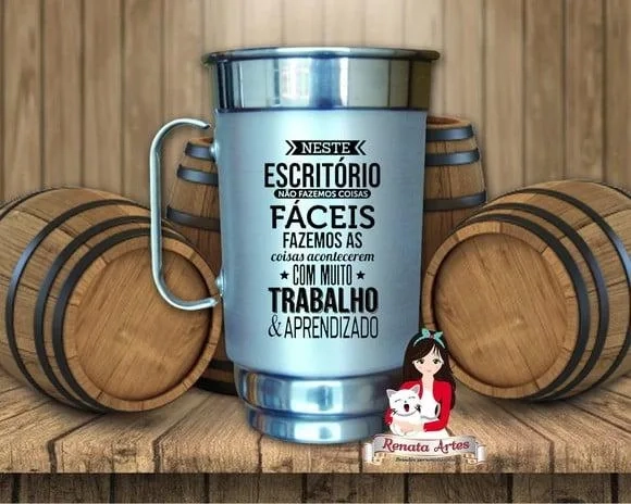 Caneca de Chopp Personalizada Empresas 500 ml