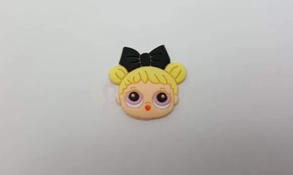 Aplique da LOL Curious QT Emborrachado de 3cm