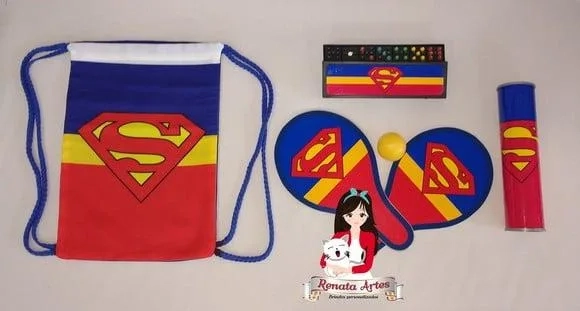 Kit Jogos 3 na Mochila Super Homem