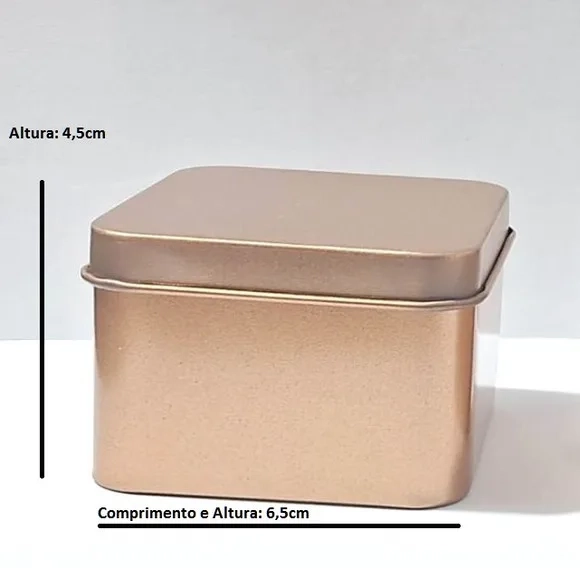 Lata de Metal para Lembrança Pacote com 4 Unidades