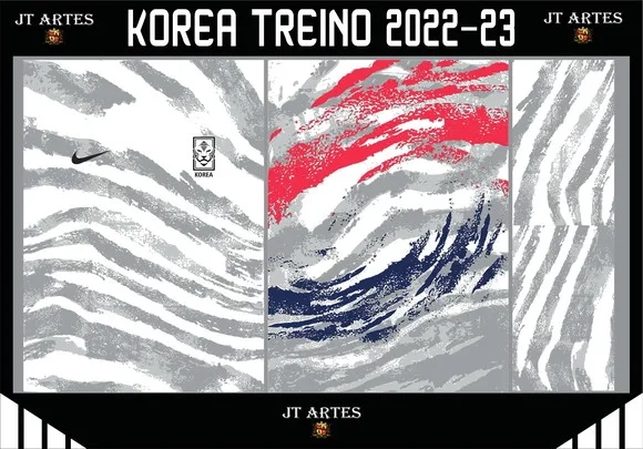Vetores Camisa Coréia do Sul Treino 2022-23