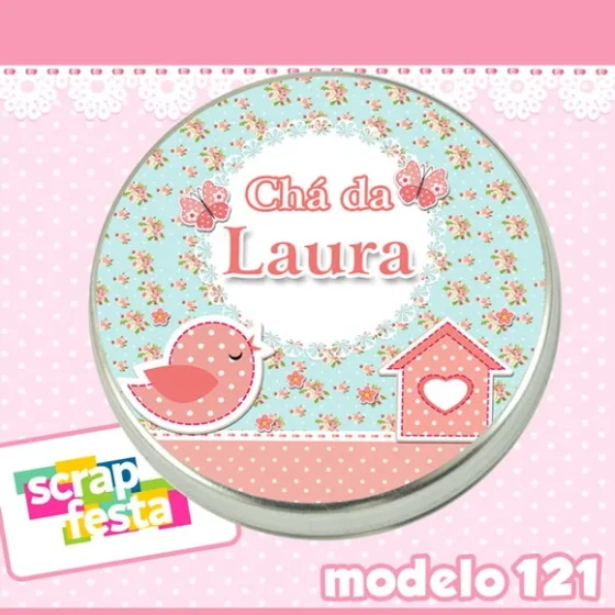 Lembrancinhas de Chá de Bebê Latinhas