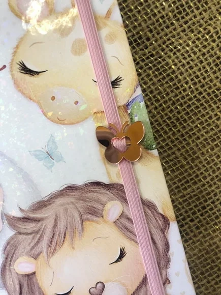 Caderneta de Saúde / Vacinação Personalizada - Safari Rosa
