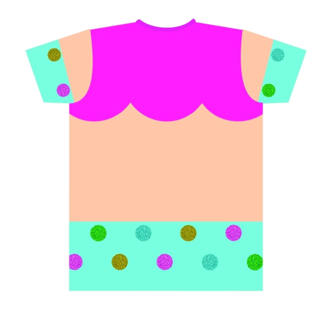 Camiseta Infantil Estampa Gatinho Colorido com Detalhes em Poás