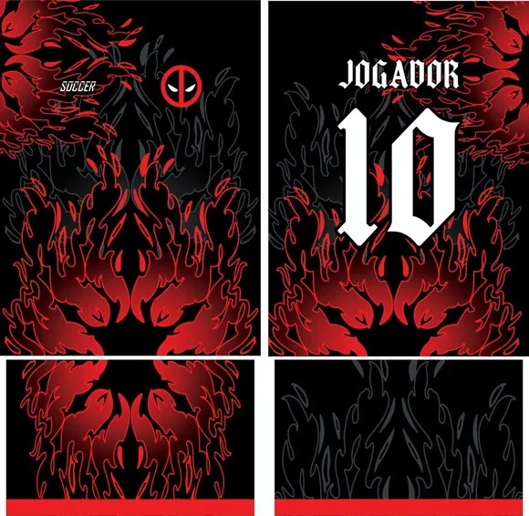 Arte Vetor Camisa Interclasse Deadpool 358