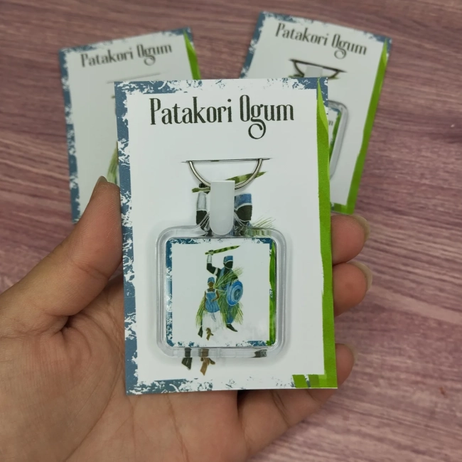 85 unidades - Chaveiro Ogum Personalizado Lembrancinha
