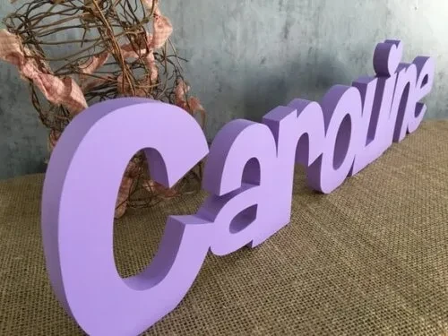 Nomes de Mesa em MDF Linha CH