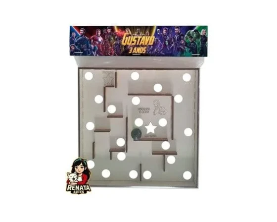 Labirinto Personalizado Lembrancinha Vingadores