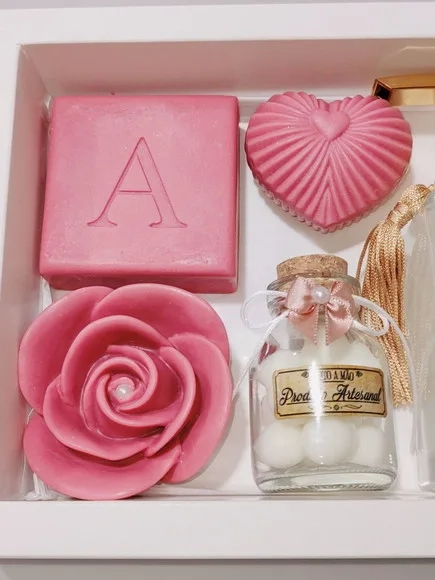 Presente Personalizado, Sabonete Líquido Luxo com Sabonetes