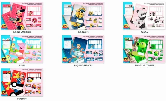 25 Kits Digital Volta as Aulas 2 - Etiquetas e Capas