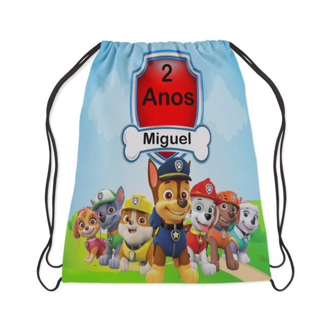 Mochilinha personalizadas Patrulha canina
