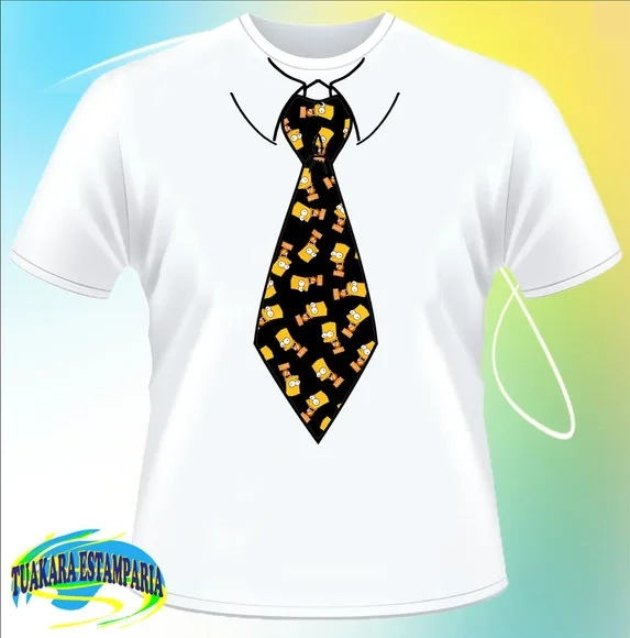Camiseta Gravata - Bart Simpson 02