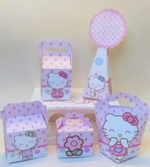 Kit 30 Lembrancinhas Hello Kitty