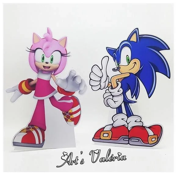 Display De Mesa Sonic Ou Amy - Cada