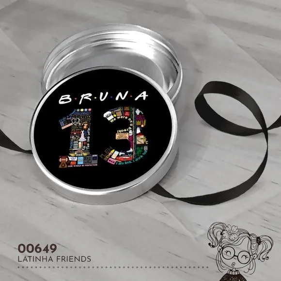 Latinha Adesivada Friends - 00649