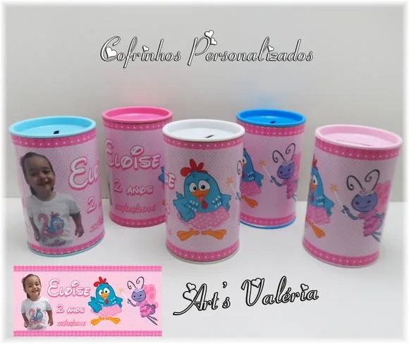 Cofrinho Personalizado - Fazemos Qualquer Tema