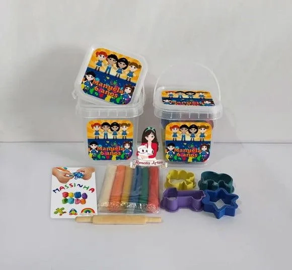 Kit Massinha no Baldinho Personalizado Chiquititas