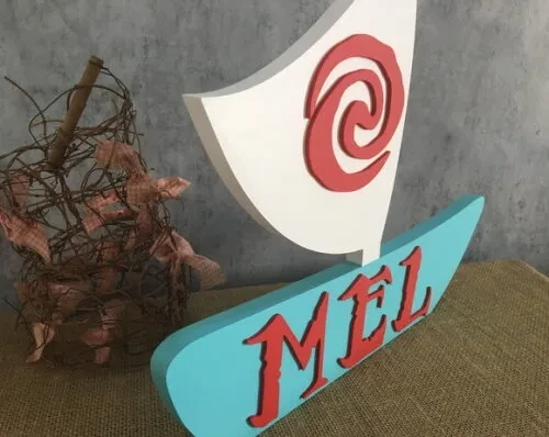 MOANA BARCO PERSONALIZADO