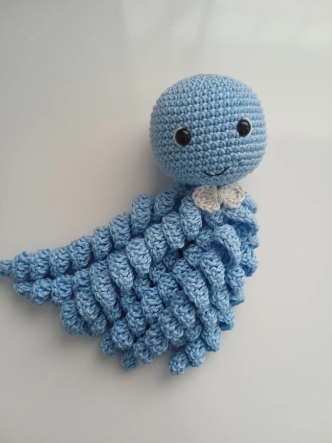 Polvo de crochê com técnica do Amigurumi/ Terapêutico para bebê