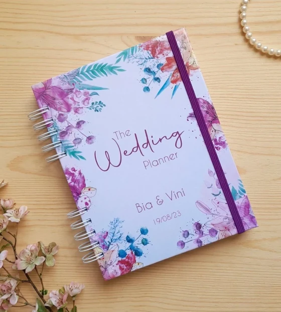 Planner da Noiva Personalizado + Divisórias - Escolha a Capa