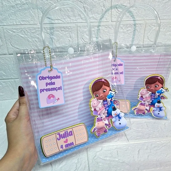 Sacola Pvc Transparente - Doutora Brinquedo