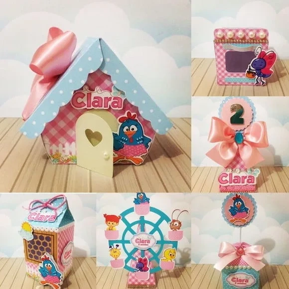 Kit 60 Lembrancinhas Galinha Pintadinha