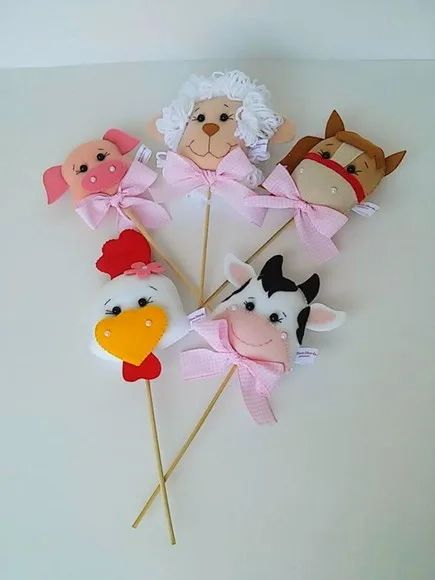 Combo Ponteira para Peso de Porta. - Fazendinha. 10 Peças