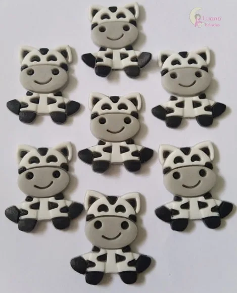 Aplique Zebra Emborracada - Pct C/7 Unid