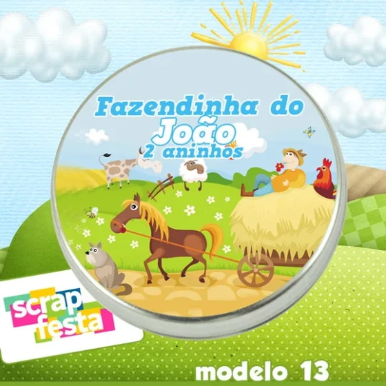 Latinhas Personalizadas Festa Fazendinha