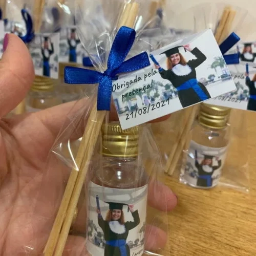 Mini Aromatizador Lembrancinha Formatura com Foto
