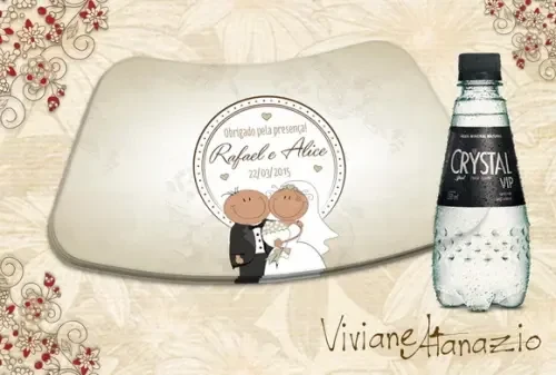 Rótulo Crystal Vip Casamento - 00277