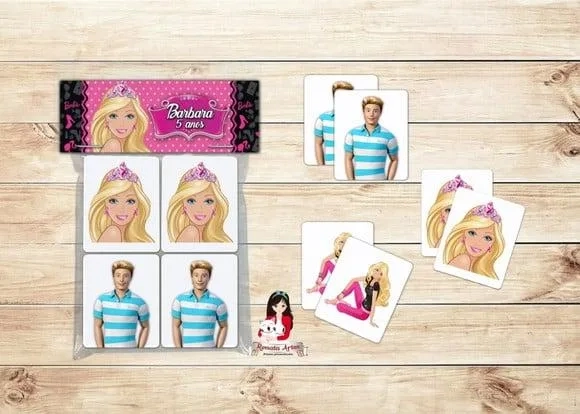 Jogo da Memória Barbie