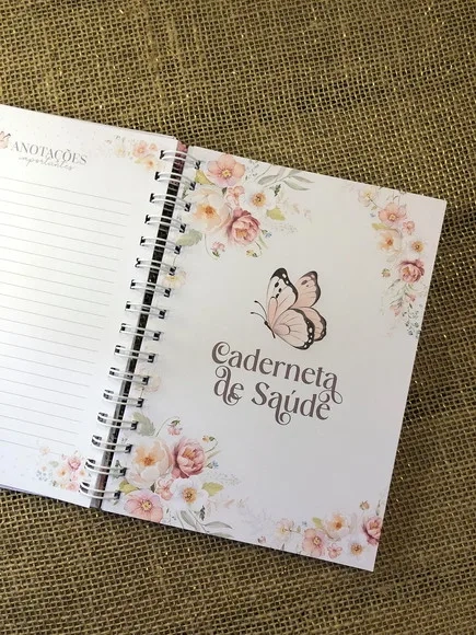 Caderneta de Saúde / Vacinação Personalizada - Borboletas