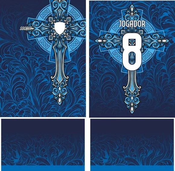 Arte Vetor Camisa Interclasse Crucifixo 315