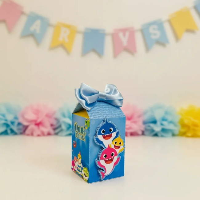 Kit Festa Babyshark azul