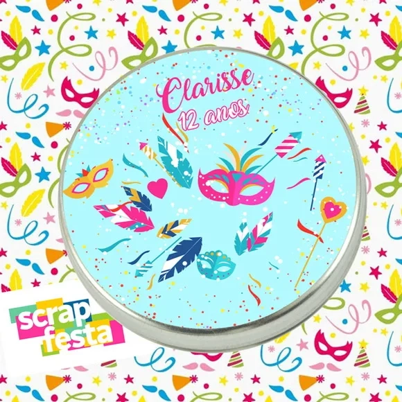 Latinhas Personalizadas Festa Carnaval