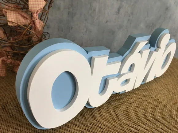 Letras Decorativas de mdf Sobreposição