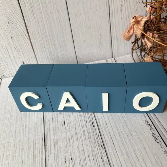 Cubos 6x6cm- Decoração Bebê