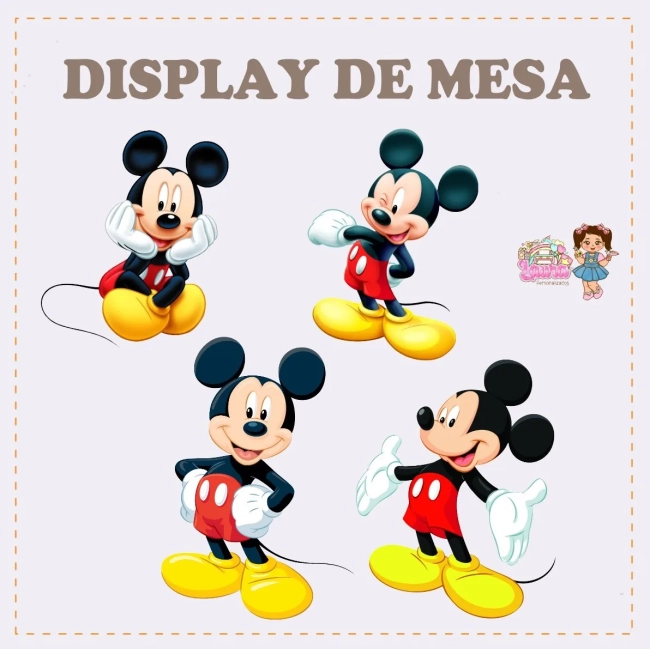 Kit Festa Só Um Bolinho MICKEY - Decoração de Festa