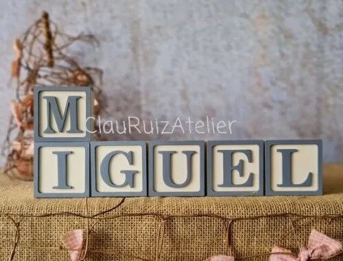 Cubos 6x6cm Ts Decoração Bebê
