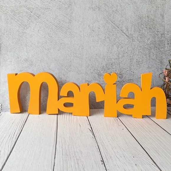 Nome em mdf - Linha Ch - Decoração Bebê e Infantil