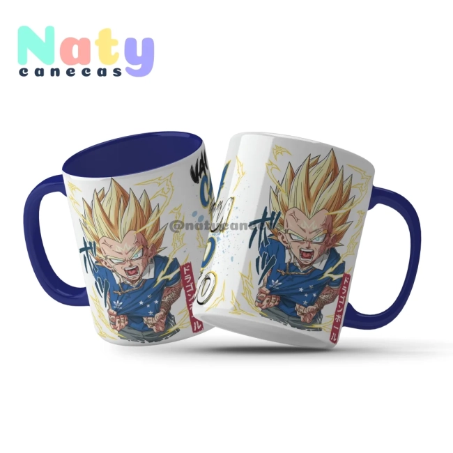 Caneca Personalizada Vegeta Torcedor Alça Color