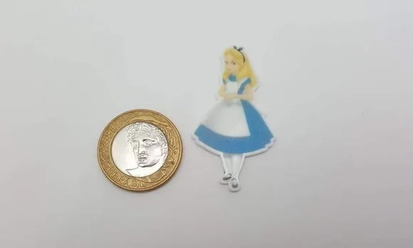 Aplique da Alice em Acrílico Uv com 5cm